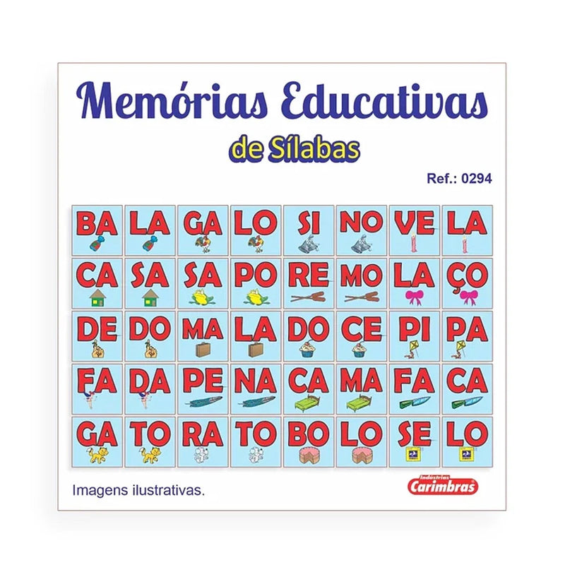 Jogo Educativo da Memória de Sílabas