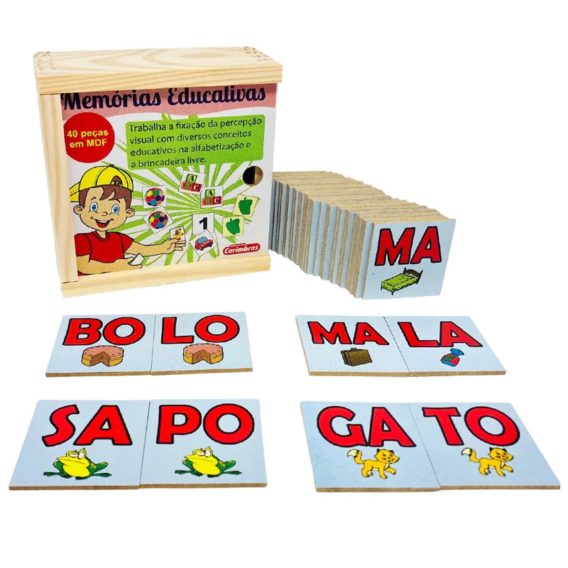 Jogo Educativo da Memória de Sílabas