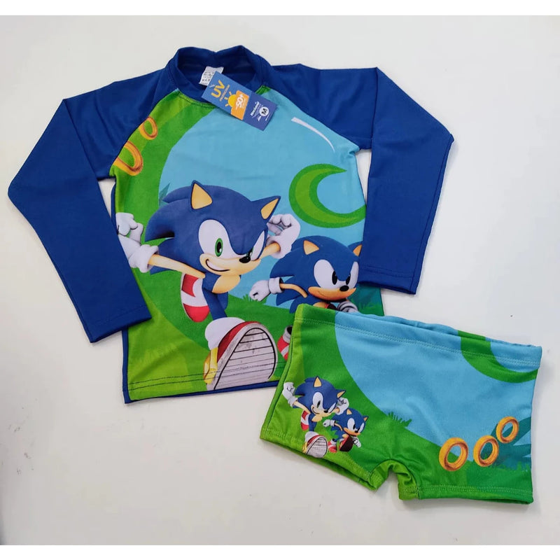 Kit Sunga Infantil + Blusa Com Proteção Solar Bebê e Infantil UV50